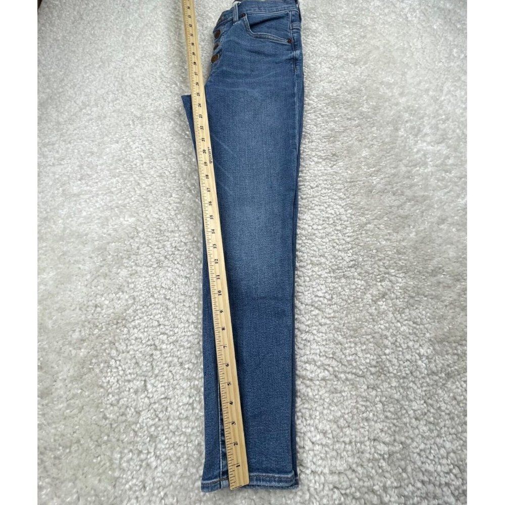 Madewell 9" Mid Rise Skinny Crop Jean Button Fly - Picture 9 of 12